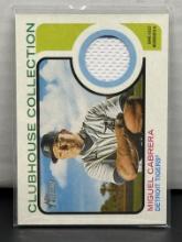 Miguel Cabrera 2022 Topps Heritage Clubhouse Collection Game Used Memorabilia Patch #CC-MCB