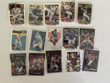 Lot of 15 MLB Cards - Freeman insert, Perez Blue Border, Yelich, Scherzer