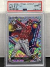 Shohei Ohtani 2023 Topps Chrome Cosmic Nucleus PSA 10 GEM MINT Parallel #91