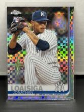 Jonathan Loaisiga 2019 Topps Chrome X-Fractor Refractor Rookie RC #168