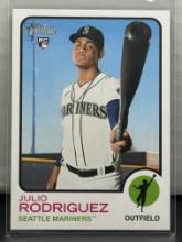 Julio Rodriguez 2022 Topps Heritage Rookie RC #700