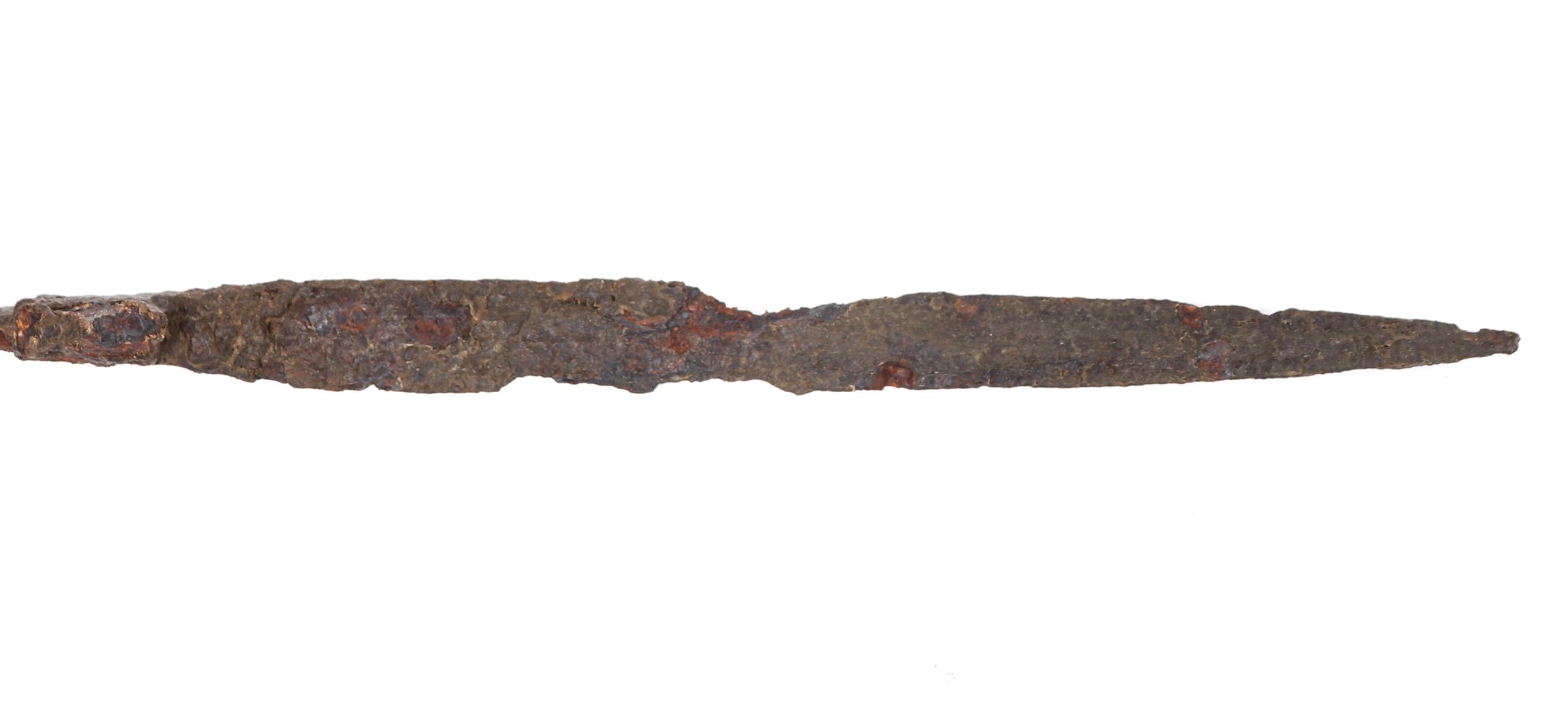 Iron Luristan Short Sword w/ Lion Head Pommel