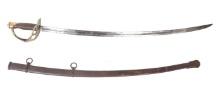 US Sword w/Scabbard, Model 1860