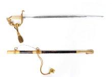US Naval Officer's Sword w/Scabbard