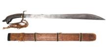 Philippines Bolo Sword w/ Scabbard, Early 20th C.
