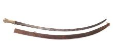 African Long Sword w/Scabbard