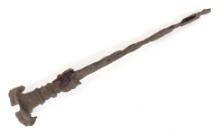 Lionhead Luristan Iron Short Sword