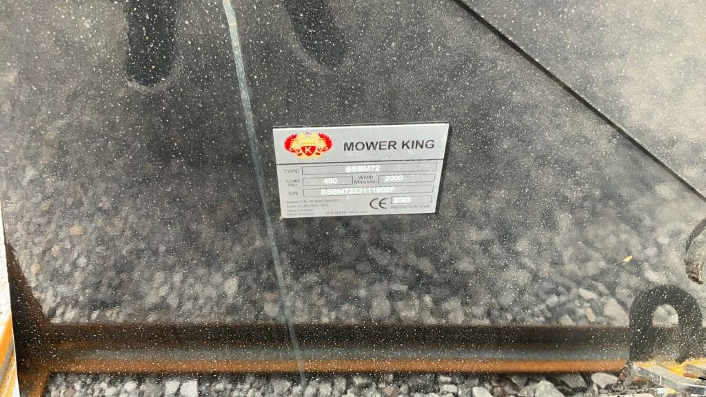 New 72" Mower King Sweeper Bucket