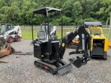NEW 2024 AGROTK QH12R Mini Excavator (BLACK)