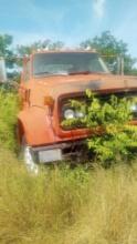 Rusted Red Truck - No bed