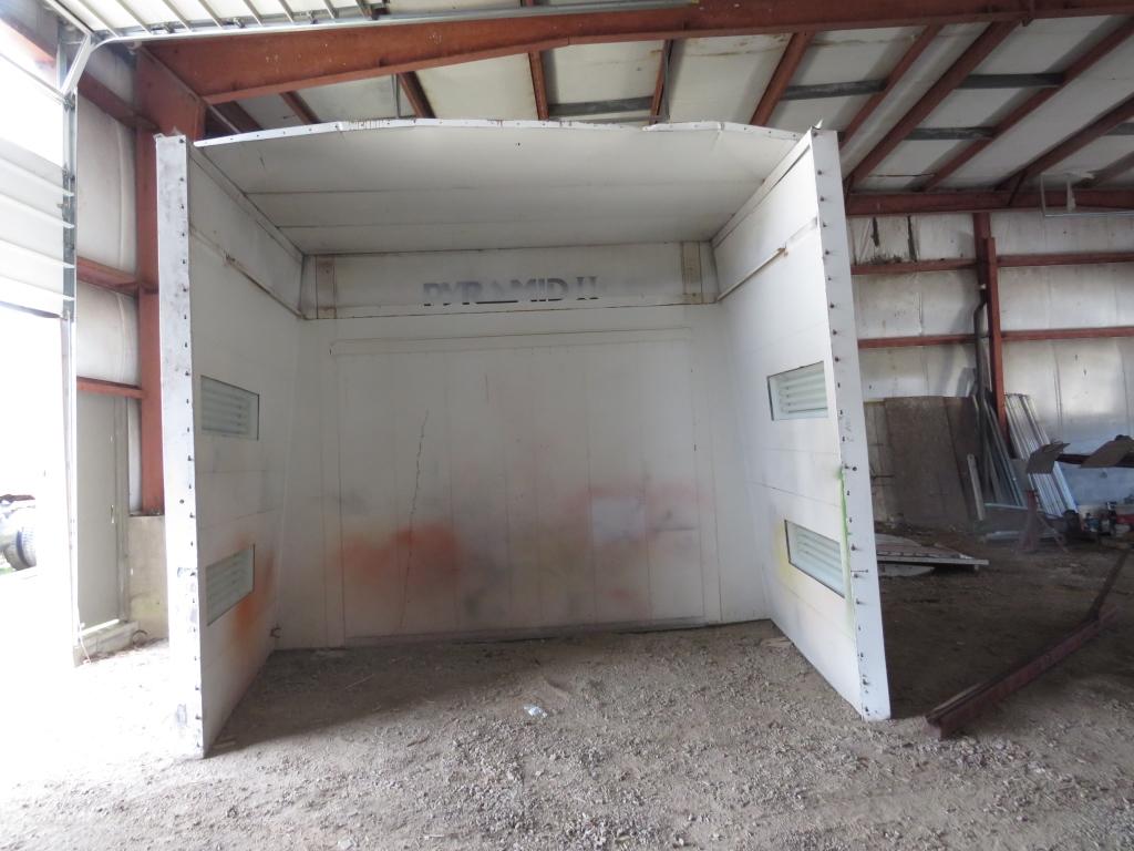 Pyramid II paint booth