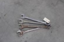 Set of 4 Combination Wrenches - 2", 2 1/8", 2 1/4", 2 1/2"