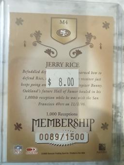 2003 Donruss Classic Membership SP Jerry Rice #4 /1500
