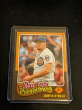 Justin Steele 2024 Topps Heritage Baseball #NAP-25 NEW AGE PERFORMERS