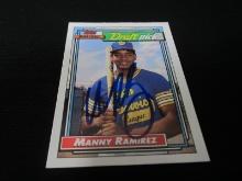 Manny Ramirez Signed Trading Card SSC COA