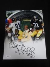 DONNIE SHELL SIGNED 8X10 PHOTO STEELERS JSA