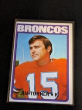 1972 Topps Jim Turner #226 Denver Broncos Vintage Football