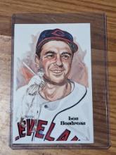 07587/10,000 SP 1981 LOU BOUDREAU Perez Steele Hall Of Fame Postcard - Cleveland Indians