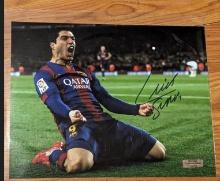 Luis Suarez signed 8x10 Photo with coa