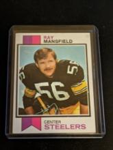 1973 Topps Football #382 Ray Mansfield Pittsburgh Steelers