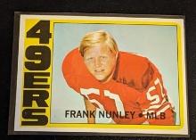 1972 Topps Football Card #249 Frank Nunley RC