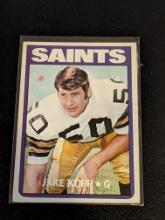 1972 Topps Jake Kupp #164 New Orleans Saints