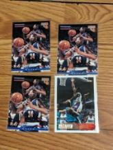 x4 Ray Allen Vintage card lot See pictures