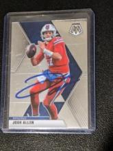 Josh Allen autographed card w/coa