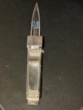 Vintage Stamp teller US Gadget combo weight scale letter opener desk paper knife