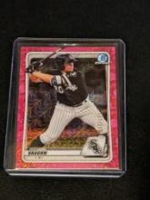 2020 Bowman Chrome Mega Box Pink Mojo Refractor Andrew Vaughn