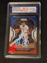 Anthony Davis 2020 Panini Prizm auto Authenticated by Fivestar Grading/ Red/White/Blue