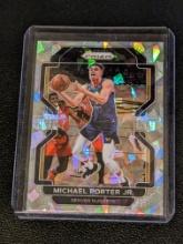 2021-22 Panini Prizm Michael Porter Jr. #164 Cracked Ice Nuggets