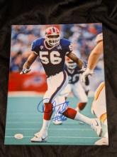 Darryl Talley 11x14 autographed photo with JSA COA/witnessed
