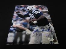 JOHN MACKEY SIGNED 8X10 PHOTO HOF 92 COA