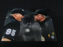 CLINT HURDLE SIGNED 8X10 PHOTO PIRATES COA