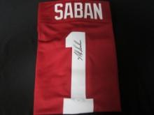 Nick Saban Signed Quote Jersey JSA COA