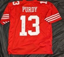 Brock Purdy Autographed jersey with coa