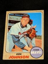1968 Topps Baseball #342 Ken Johnson