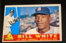 1960 Topps Bill White SF Giants Vintage Baseball