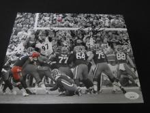 DUSTIN HOPKINS SIGNED PHOTO WITH JSA COA BROWNS