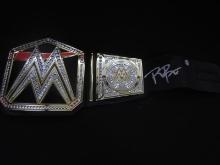 Roman Reigns Signed Toy WWE Belt COA Pros