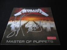 Metallica Signed CD Booklet RCA COA