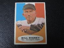 1961 TOPPS #225 BILL RIGNEY ANGELS MANAGER