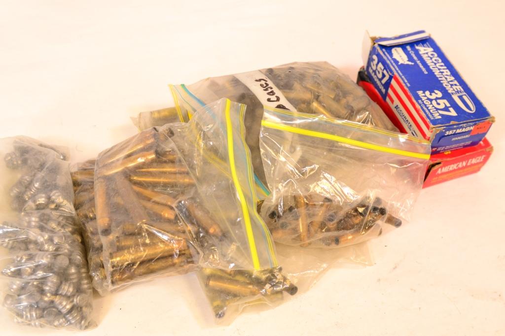 Various Manufacturers Mixed lot of Brass & Bullets