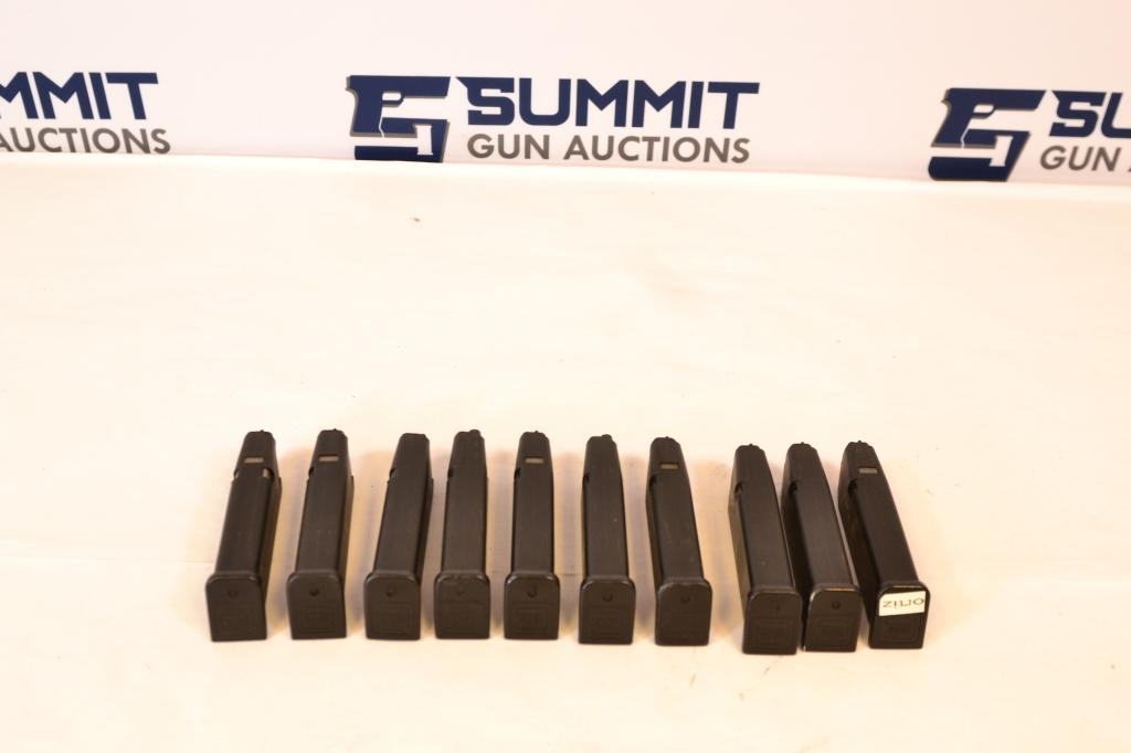 Lot of (10) Glock G22 15-Rd Magazines .40 S&W