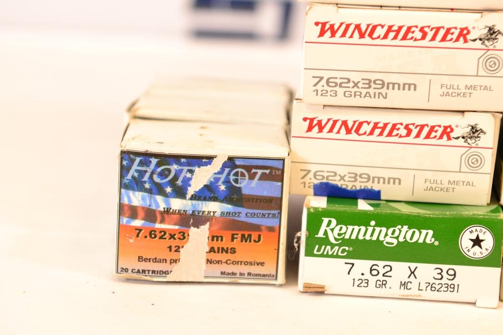 Various Manufacturers 7.62x39 (475 rds) Ammo