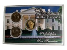 2010 Presidential Dollar Series - Franklin Pierce - P, D & S