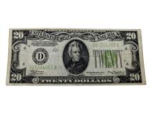 1934 $20 Bill - Green Seal
