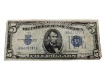 1934A $5 Silver Certficate - Blue Seal