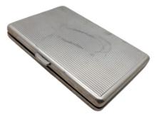 Sterling Silver Cigarette Case - Stamped Made in Italy